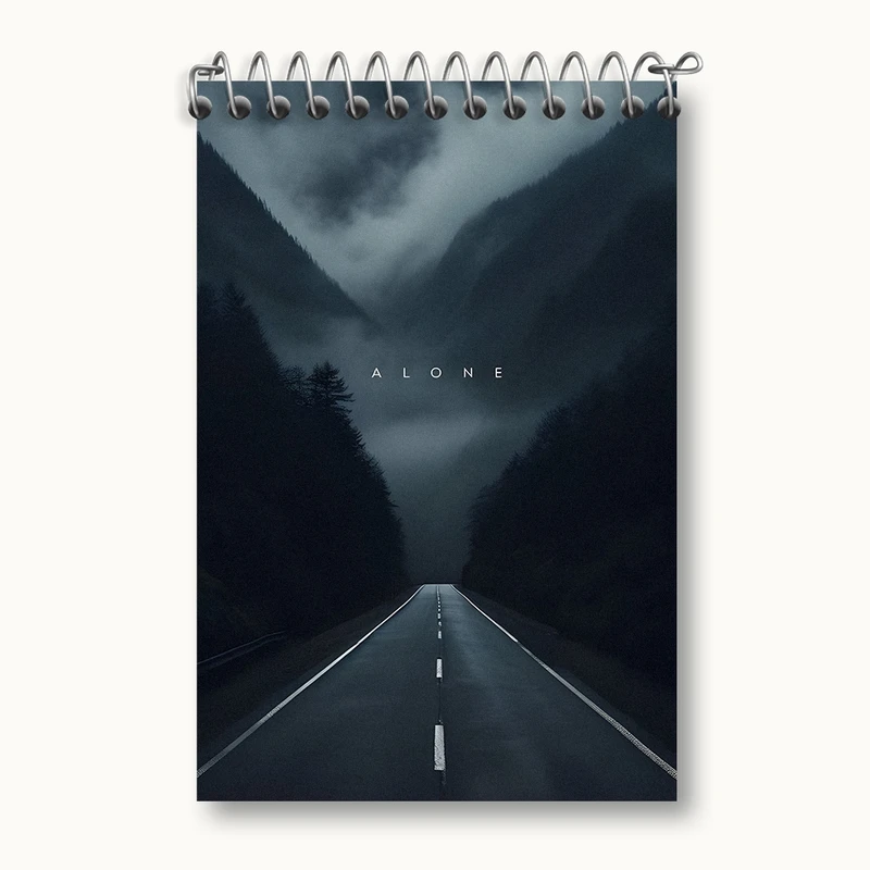 دفتر یادداشت 50 برگ خندالو مدل Alone کد F1361