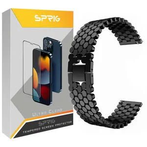 بند اسپریگ مدل Elegant مناسب برای ساعت هوشمند سامسونگ Galaxy Watch Active 40mm / Watch Active 2 40mm / Watch Active 2 44mm / Watch 3 41mm