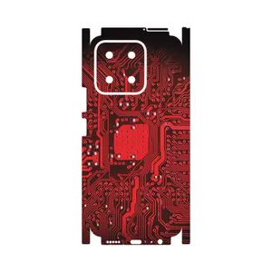 MAHOOT Red_Printed_Circuit_Board-FullSkin Cover Sticker for Honor X5b Plus
