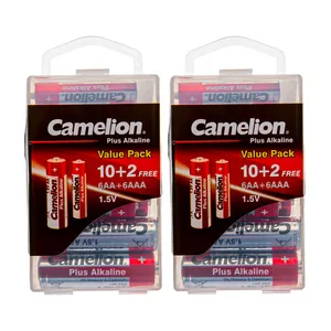 Camelion Plus Alkaline AA And AAA Battery Pack Of 24