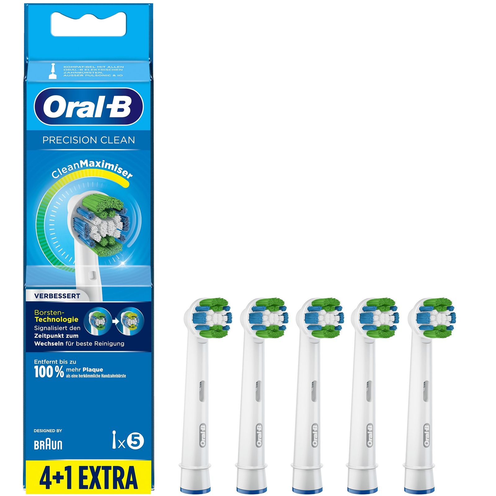 سری یدک مسواک برقی اورال-بی مدل Precision Clean بسته 5 عددی -  - 1