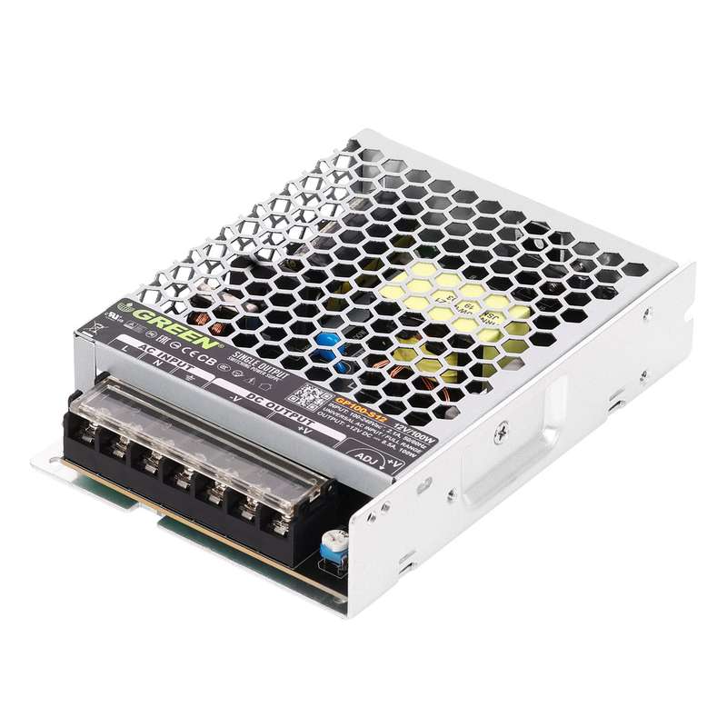 منبع تغذیه سوئیچینگ 12 ولت 8 آمپر گرین مدل GP100-S12