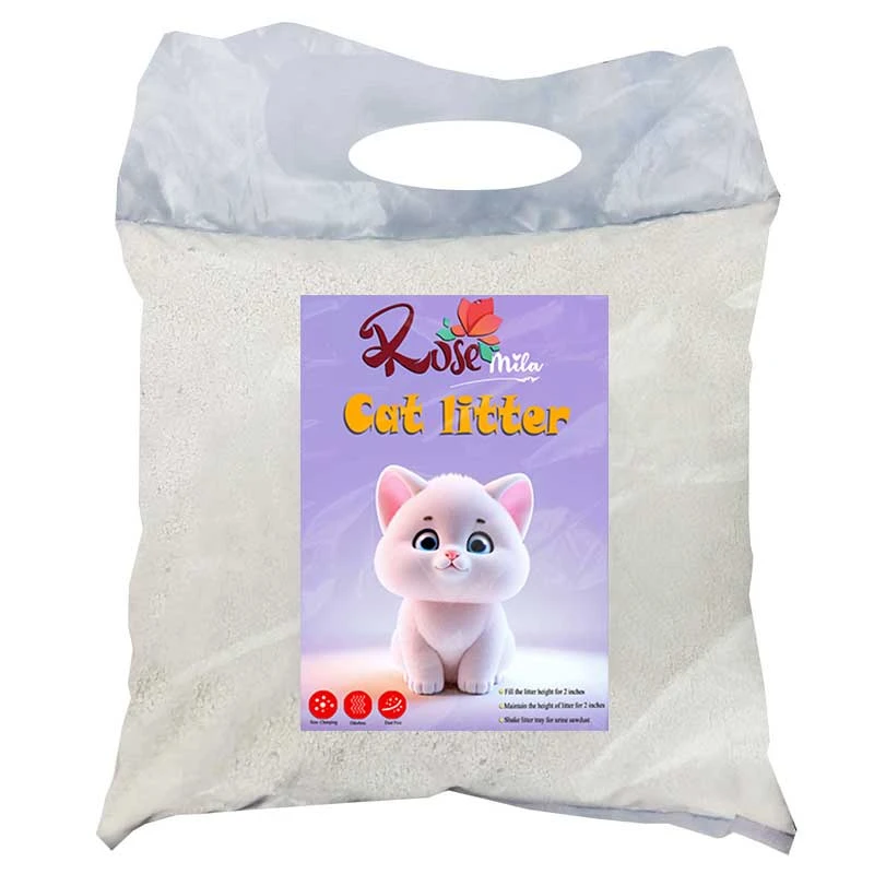 خاک بستر گربه رزمیلا مدل گرانول کد R6-06 وزن 6 کیلوگرم