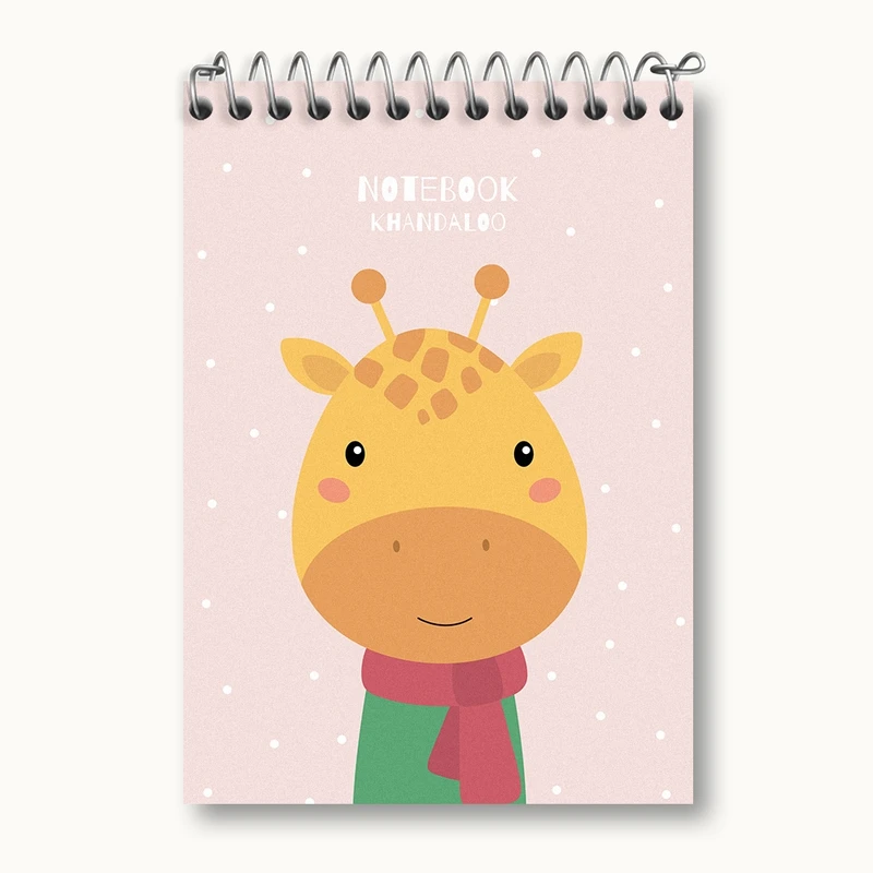 دفتر یادداشت 50 برگ خندالو مدل زرافه بامزه  کد N1553