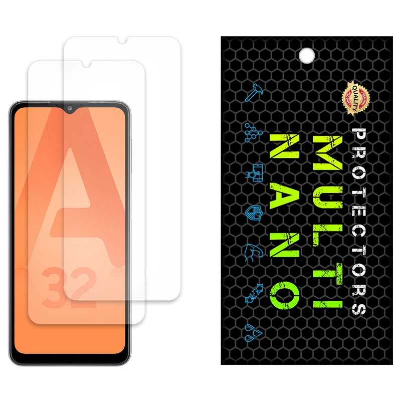 محافظ صفحه نمایش مات مولتی نانو مدل X-S2M مناسب برای گوشی موبایل سامسونگ Galaxy A32 5G بسته دو عددی