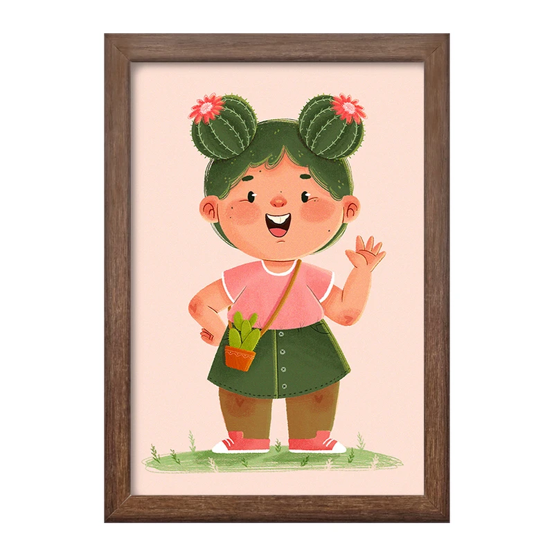 تابلو خندالو طرح دخترانه فانتزی کد 25727