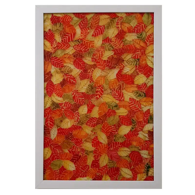 تابلو ویترای مدل برگهای پاییز