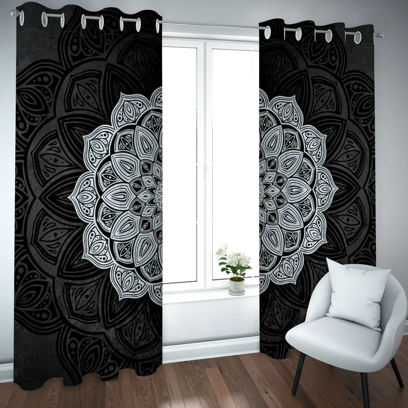 پرده مدل چاپی هازان سایز 300×150 سانتی متر 