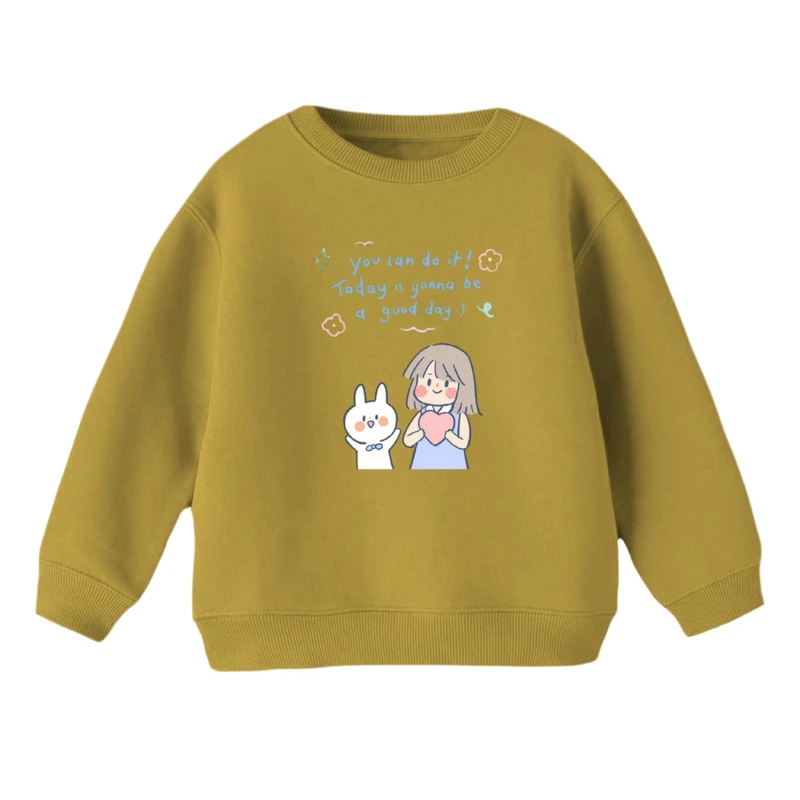 سویشرت بچگانه مدل دختر و خرگوش کد 002