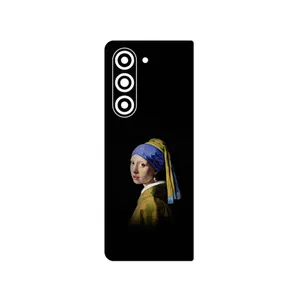 MAHOOT Girl with a Pearl Earring of Vermeer Cover Sticker for Samsung Galaxy Z Fold 5