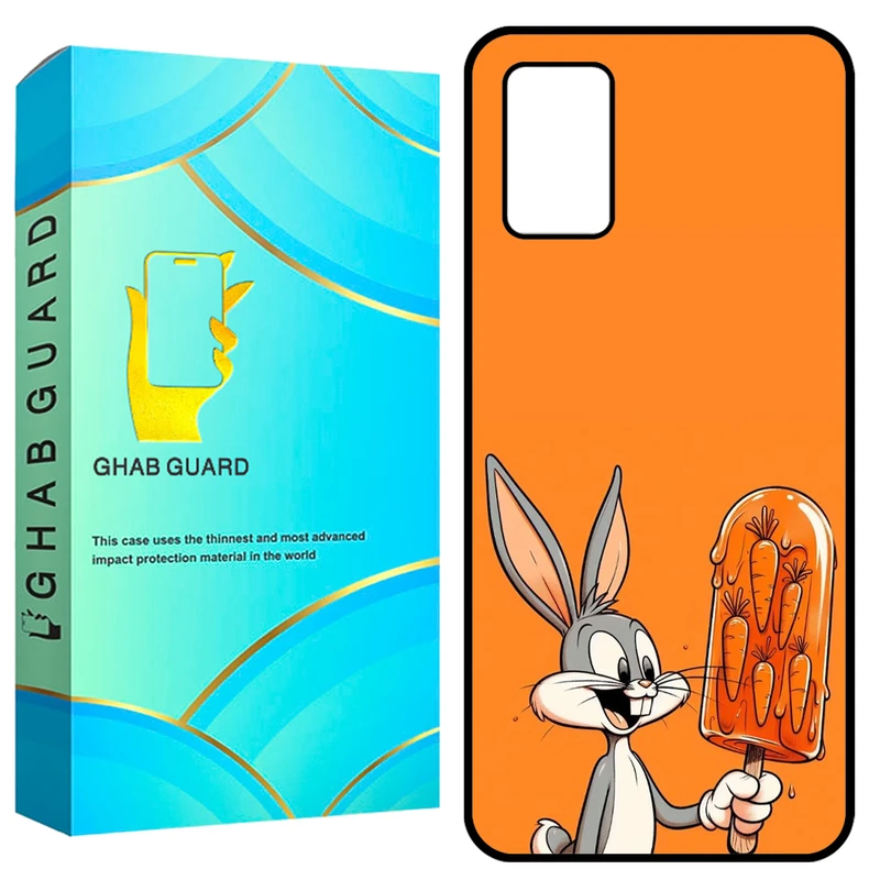کاور قاب گارد طرح خرگوش مدل GCHPA03S مناسب برای گوشی موبایل سامسونگ Galaxy A02s / M02s / A03s / F02s