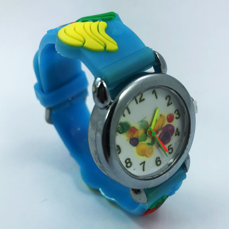 ساعت مچی عقربه ای بچگانه مدل میوه ها ساعت مچی عقربه ای بچگانه مدل میوه ها