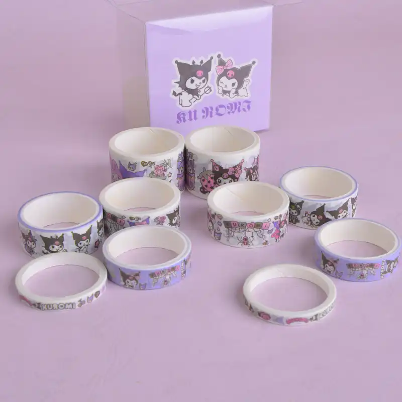 چسب نواری مدل واشی طرح کرومی بسته 10عددی