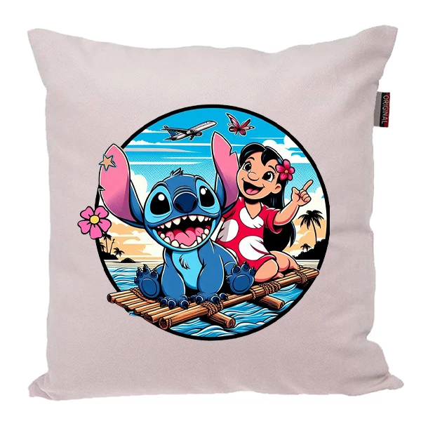 کوسن پاد آفرین مدل کارتون استیچ و لیلو  کد PK401231