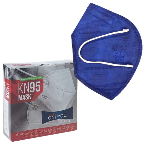 ماسک تنفسی اونلی یو مدل KN95Bl-594 بسته 10 عددی