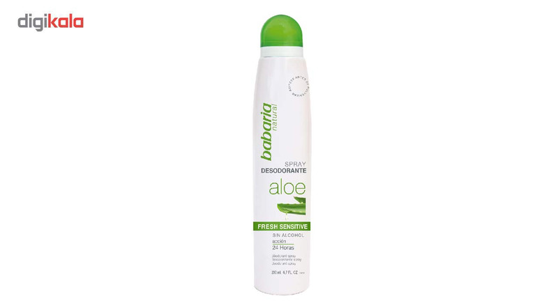 اسپری ضد تعریق زنانه باباریا مدل Aloe حجم 200 میلی لیتر