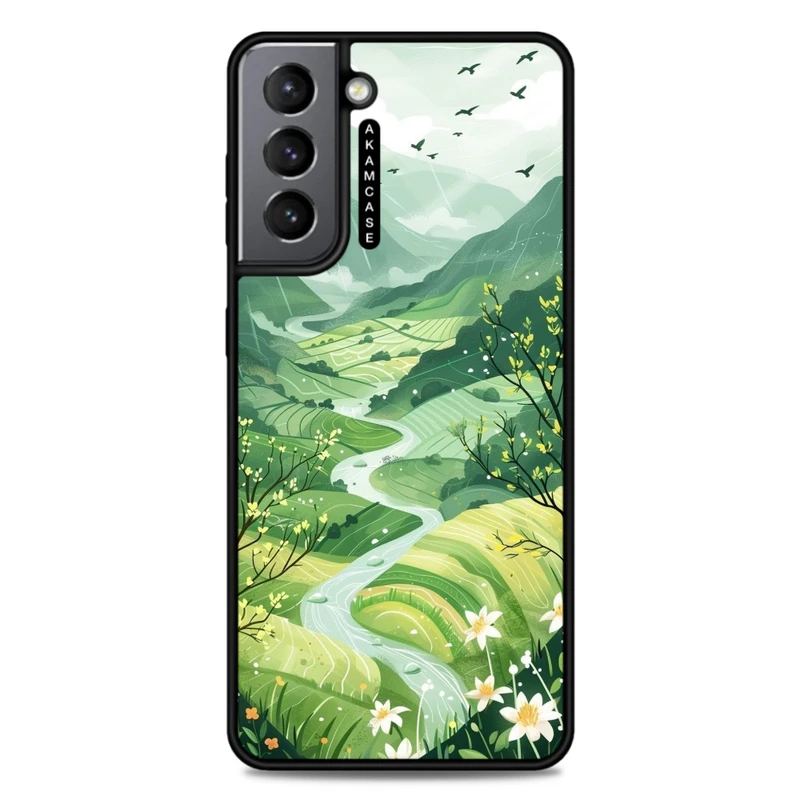 کاور آکام مدل AMC-WSGS21-NATURE-15 مناسب برای گوشی موبایل سامسونگ Galaxy S21