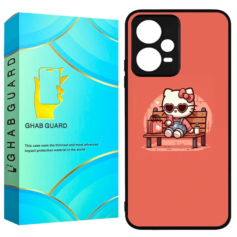 کاور قاب گارد طرح کیتی مدل GCHPX5P مناسب برای گوشی موبایل شیائومی Poco X5 Pro 5G