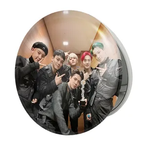 آینه جیبی خندالو طرح گروه اکسو EXO مدل تاشو کد 13643 
