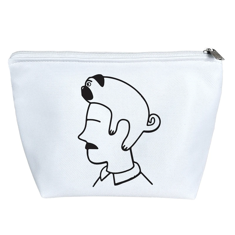 کیف لوازم آرایش دخترانه خندالو مدل سگ روی سر کد 8646