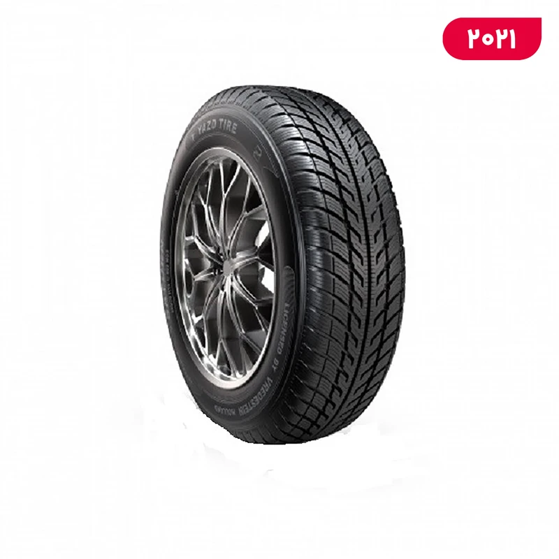 لاستیک یزد تایر مدل saturn سایز 165/70/13 - دو حلقه 
