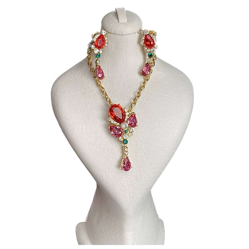 نیم ست زنانه کلیو مدل گل کریستال