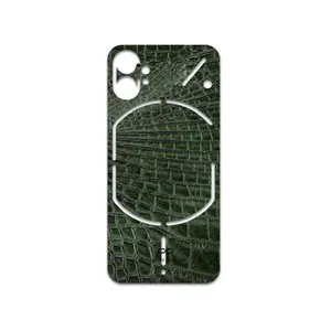MAHOOT Green-Crocodile-Leather Cover Sticker for Nothing Phone 1