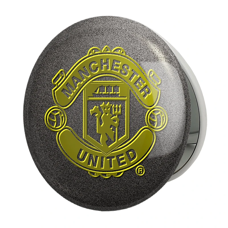 آینه جیبی خندالو طرح باشگاه منچستر یونایتد مدل تاشو کد 26499 