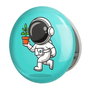 آینه جیبی خندالو طرح فضانورد مدل تاشو کد 25080 