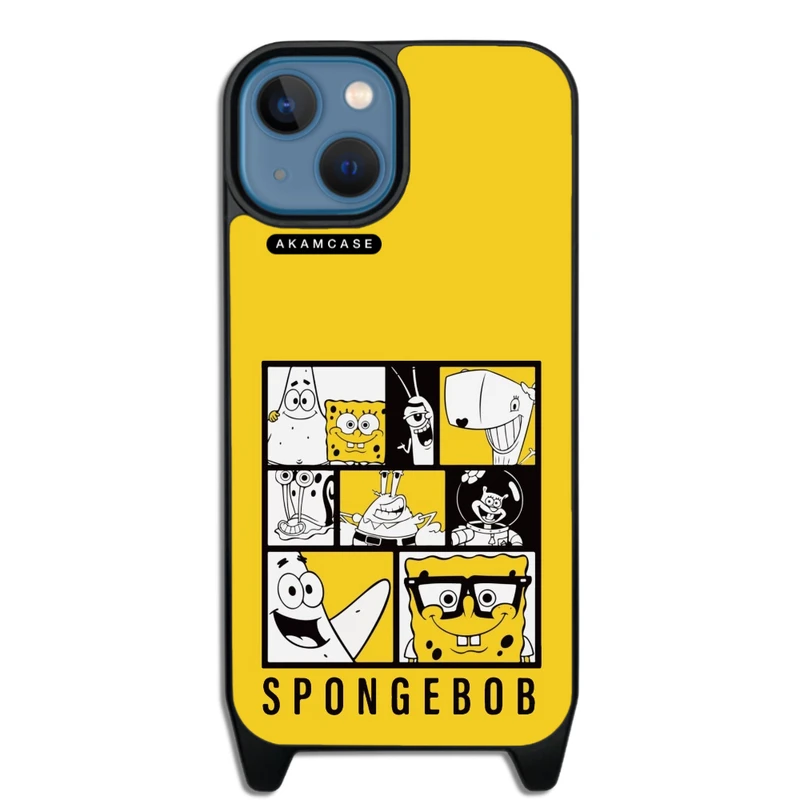 کاور آکام مدل AMC-WLA15-SPONGE BOB3 مناسب برای گوشی موبایل اپل iPhone 15