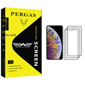 Waily Nice Pergas Glass Screen Protector For Apple iPhone XS Max Pack Of 3