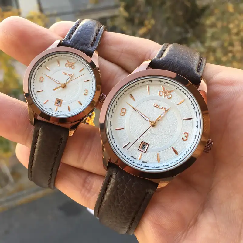 ست ساعت مچی عقربه ای زنانه و مردانه اوبلاک مدل 72699