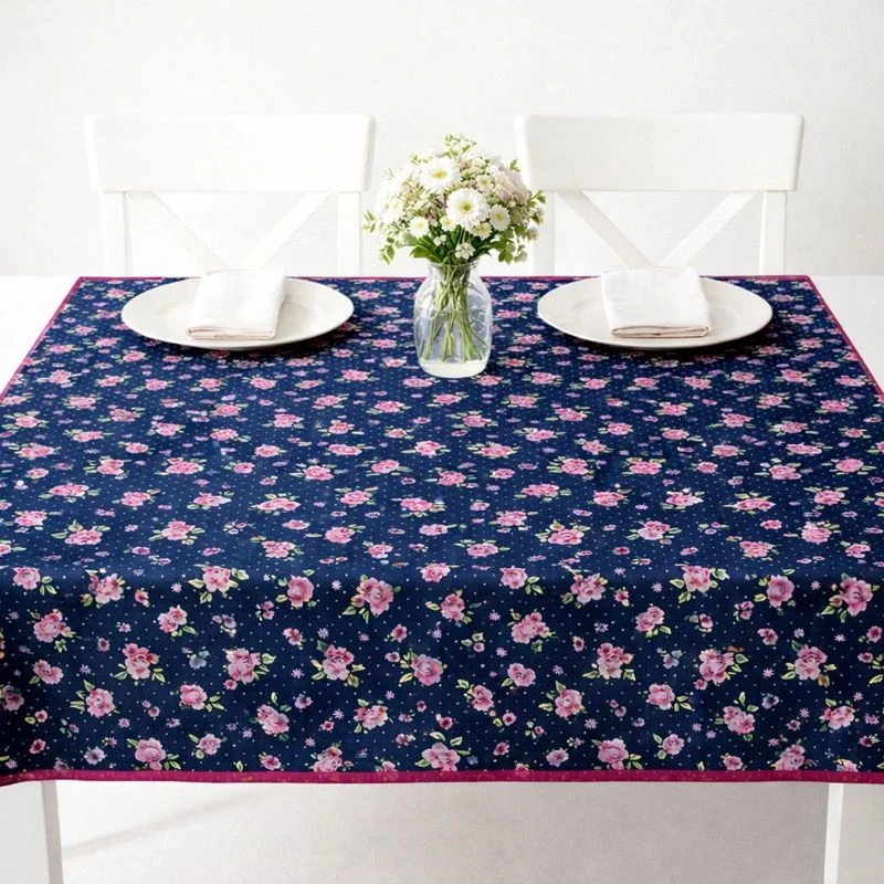 سفره 8 نفره مدل گل 890 سایز 140 *100 سانتیمتر