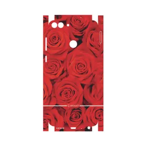 MAHOOT Red-Flower-FullSkin Cover Sticker for Huawei P Smart