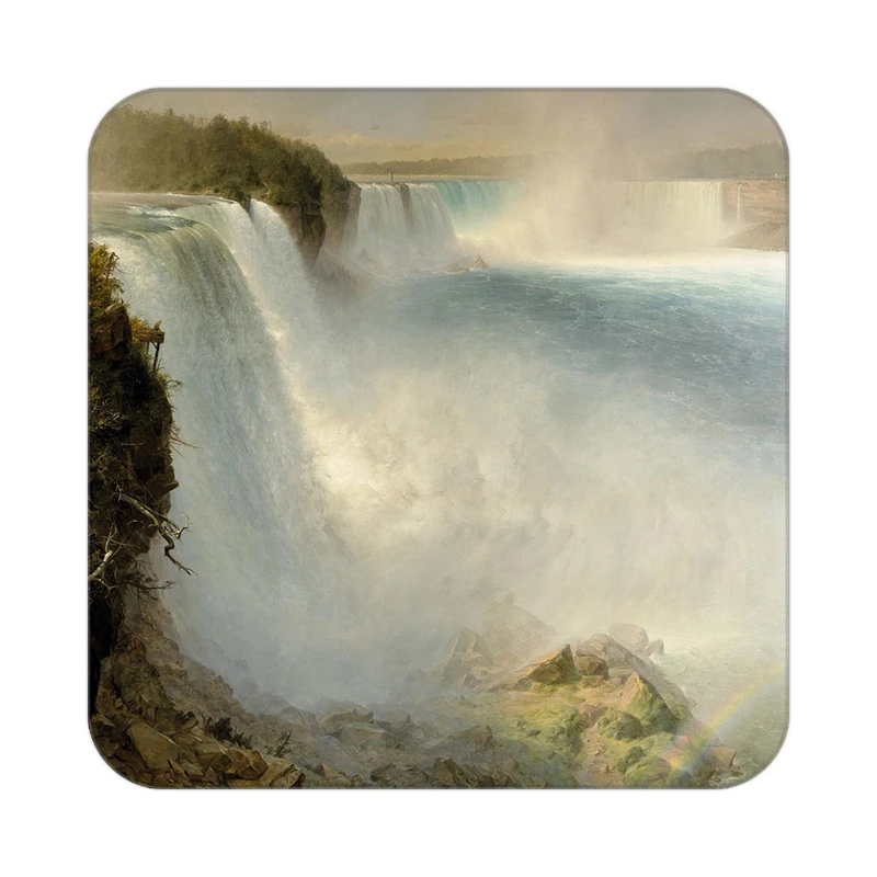 زیر لیوانی کاکتی طرح نقاشی رنگ روغن مدل mg10014