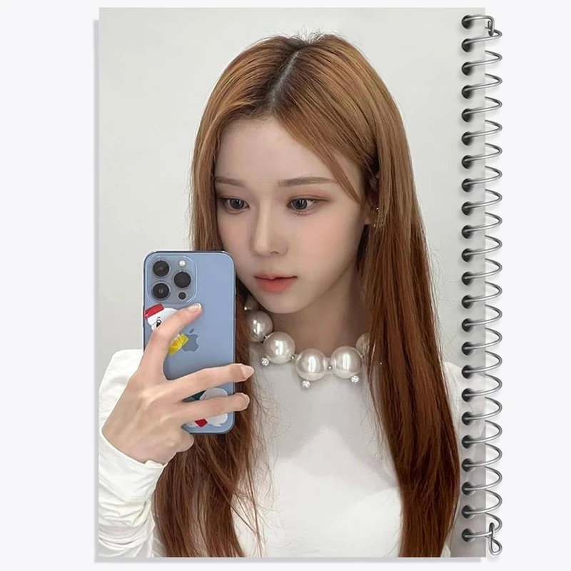 دفتر لیست خرید 50 برگ خندالو طرح جیزل گروه گروه آسپا Aespa کد 19702