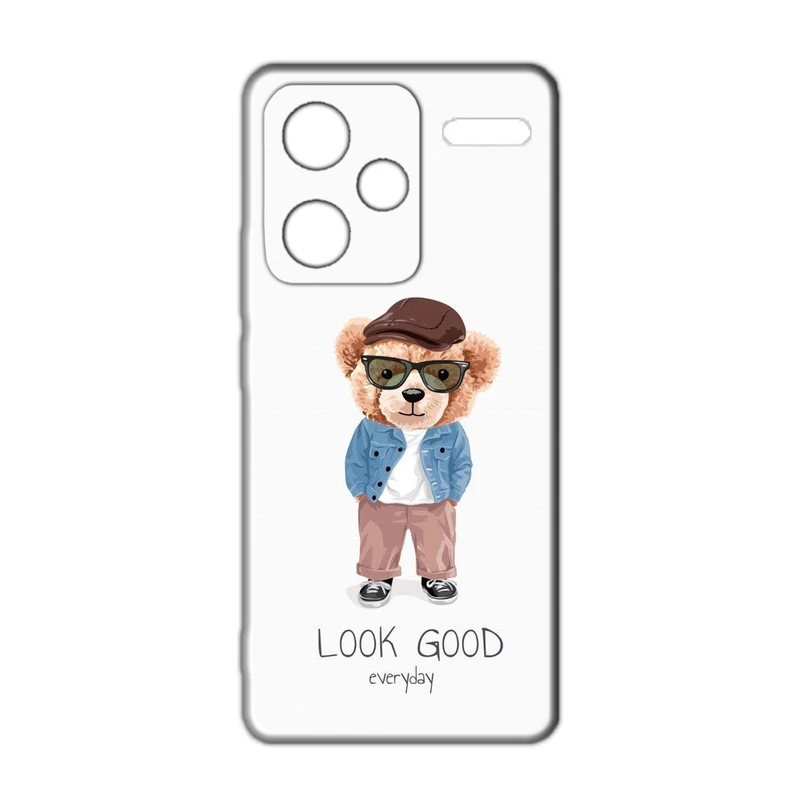 کاور مدل خرس کد 035 مناسب برای گوشی موبایل شیائومی Redmi Note 13 Pro Plus