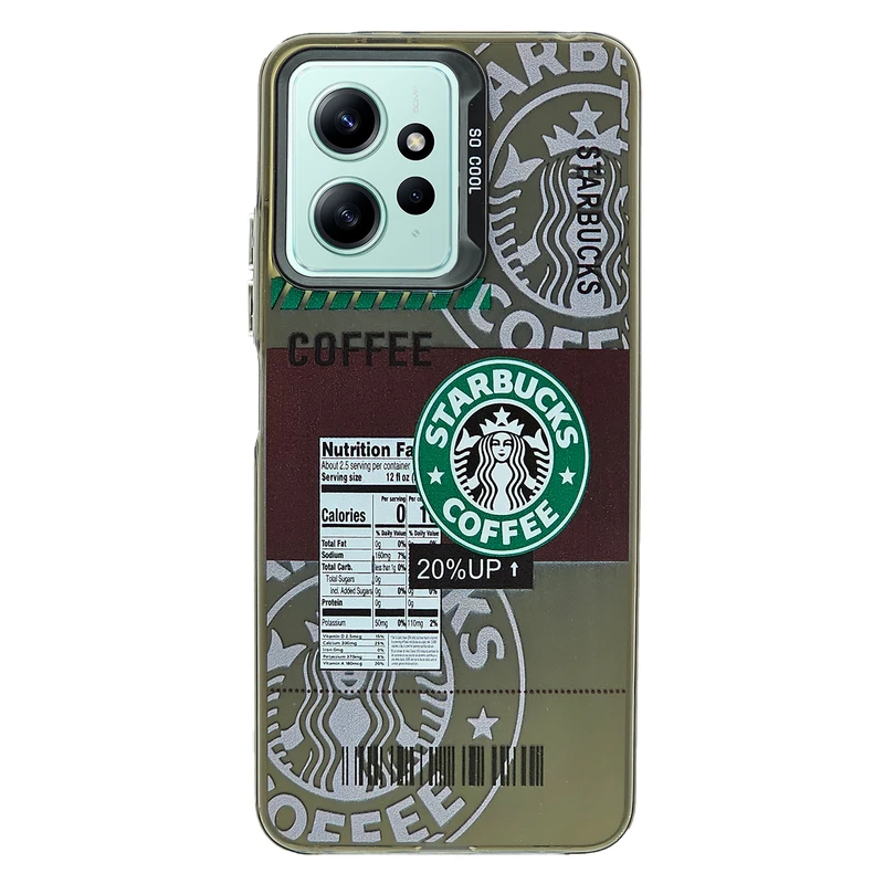 کاور طرح کافی کد 1 مناسب برای گوشی موبایل شیائومی Redmi note 12 4G