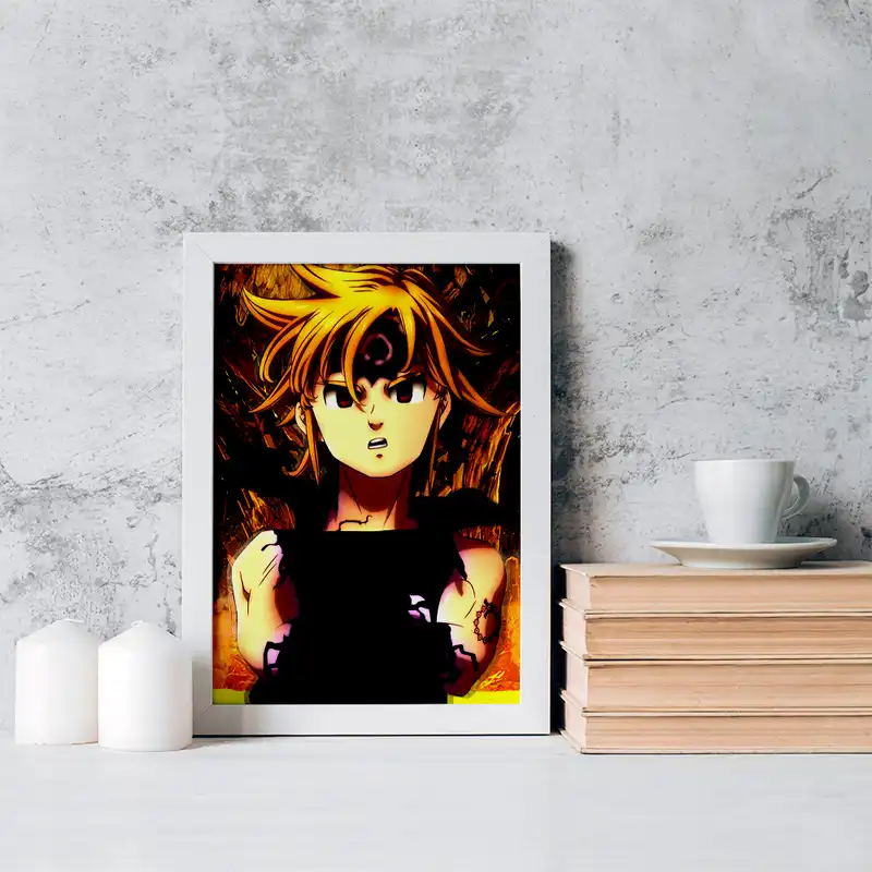 تابلو خندالو مدل ملیوداس انیمه هفت گناه کبیره کد 17578