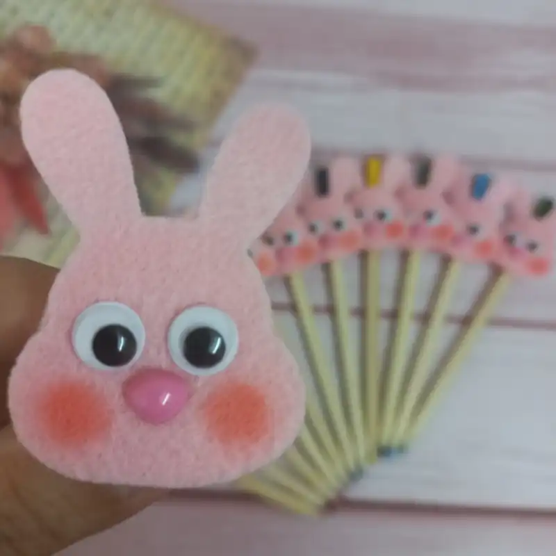 سرمدادی مدل حروف الفبا طرح خرگوش بسته 5 عددی