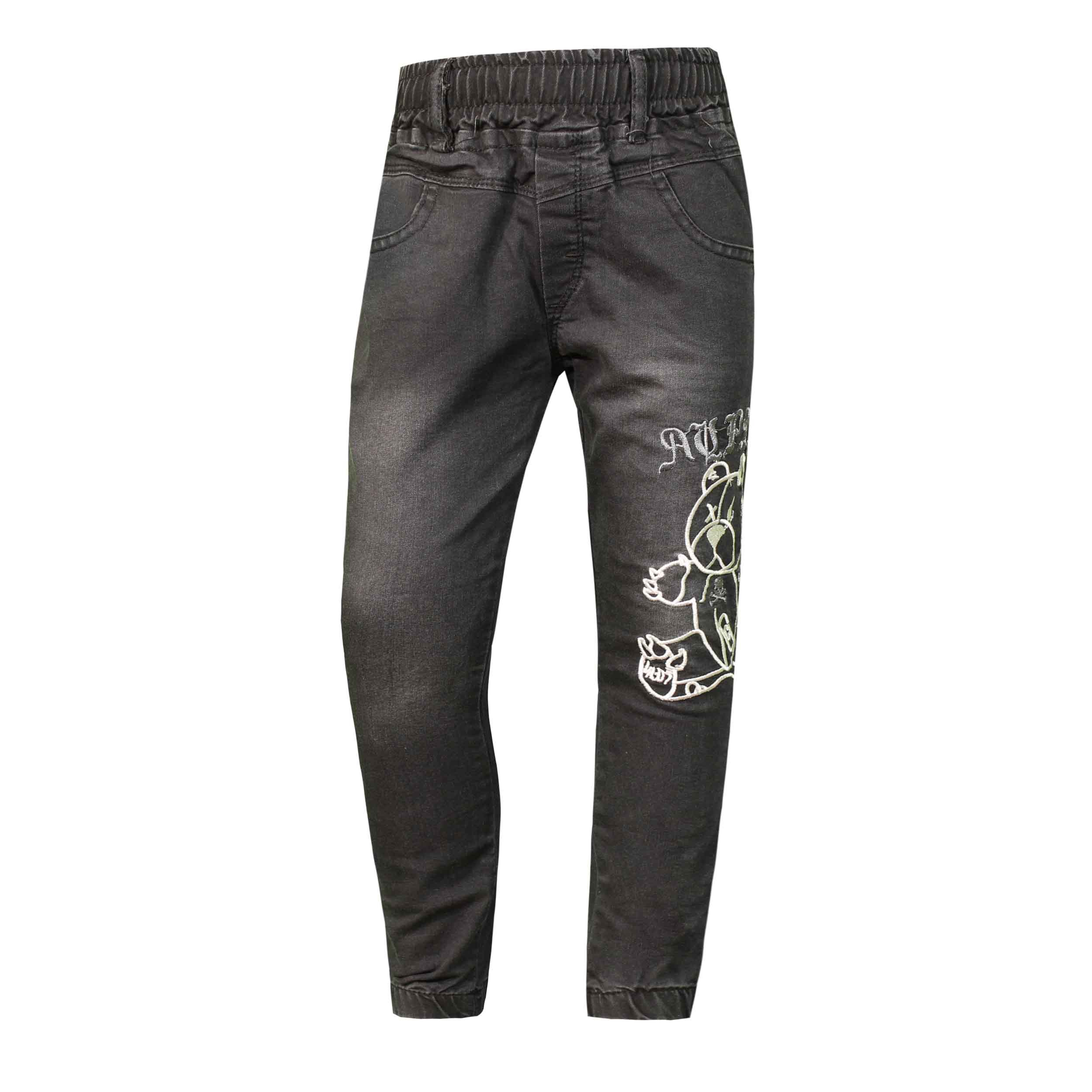 شلوارجین پسرانه مدل خرسی 29