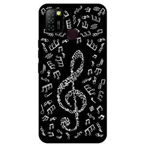 Megafone Musical Note 1370 Cover For Infinix Hot 10 Lite