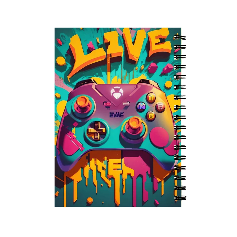 دفتر مشق 60 برگ مدل بازی پلی استیشن کد 97