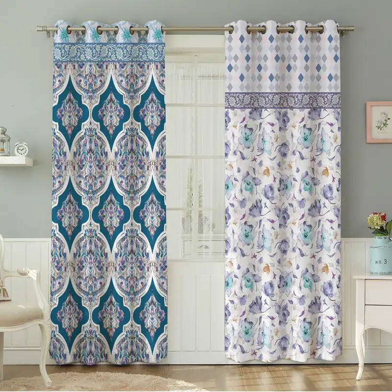 پرده نیروانا طرح مدرن مدل مخمل کد 4900 سایز 140×280 سانتی متر