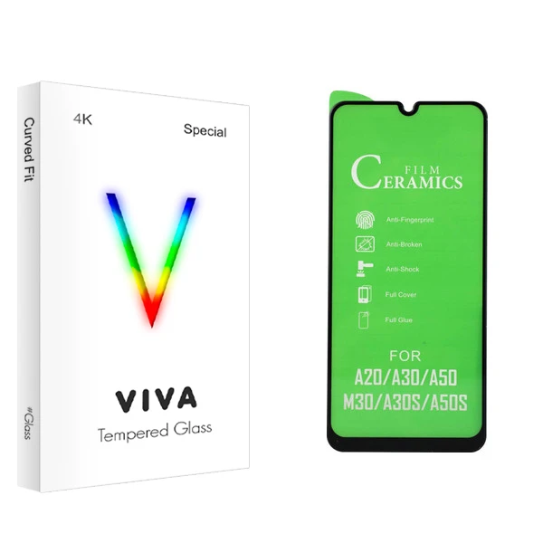 محافظ صفحه نمایش ویوا مدل 4K مناسب برای گوشی موبایل سامسونگ Galaxy A20