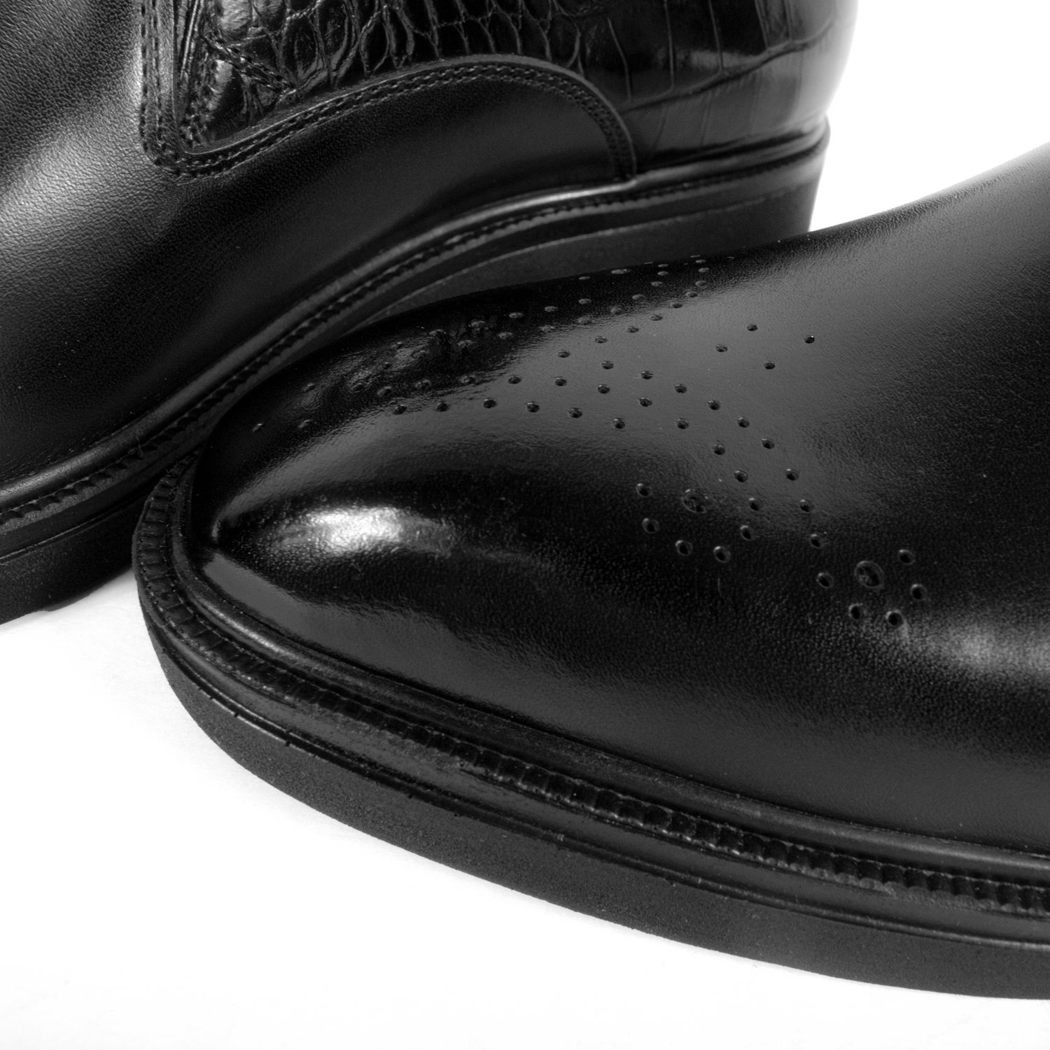 کفش مردانه چرم عطارد مدل چرم طبیعی کد SH243 - - 10