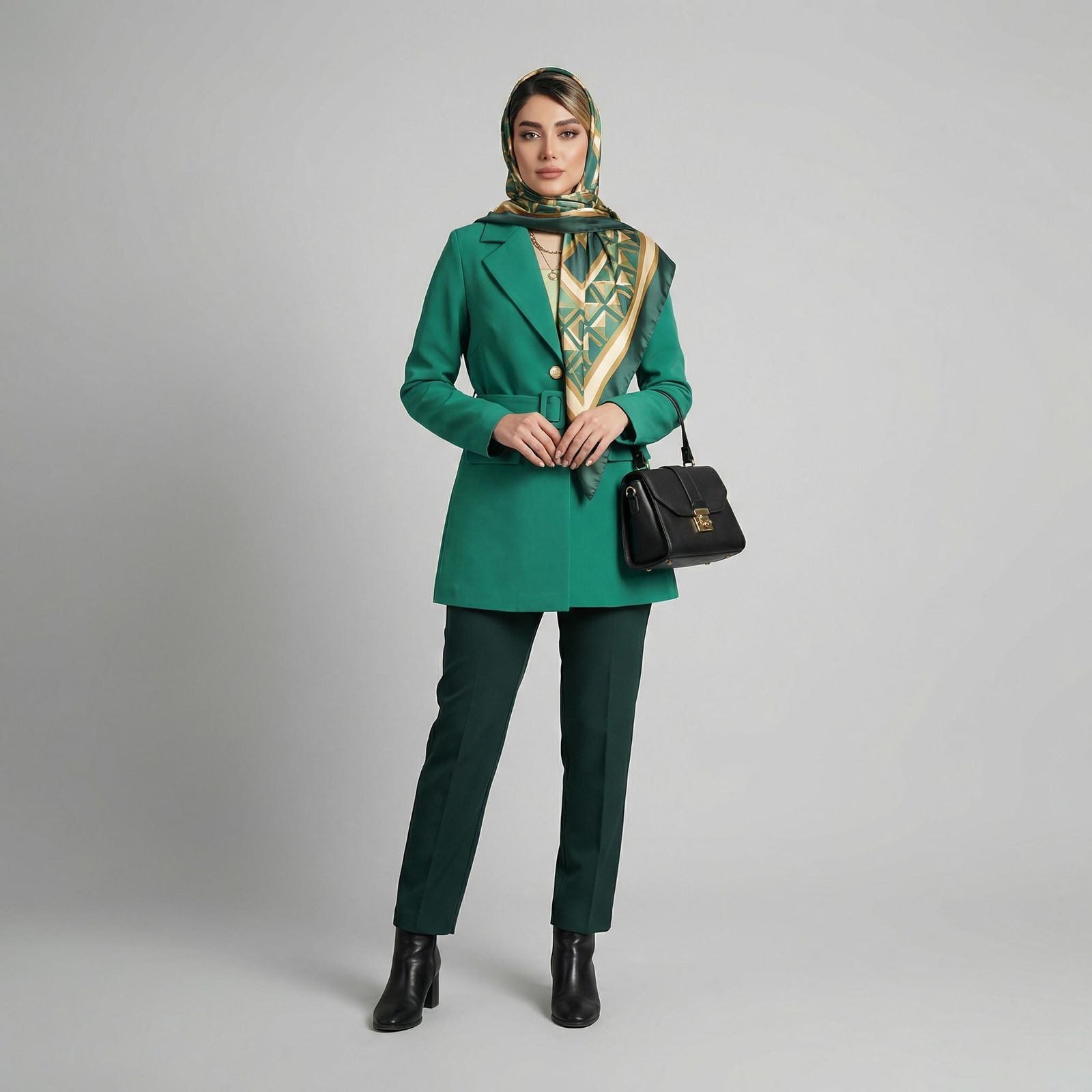 مانتو کتی زنانه السانا مدل همتا کد 159701 -  - 10