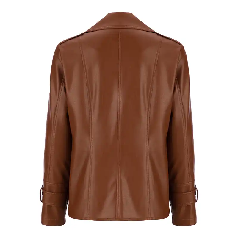 کت چرم زنانه السانا مدل دیلان کد 156206