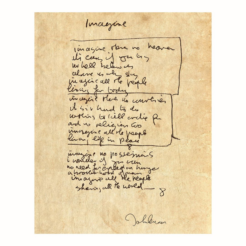 پوستر مدل  تصور کن  