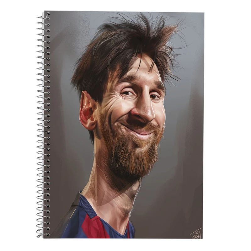 دفتر زبان 50 برگ مدوپد طرح مسی messi کد DF14054